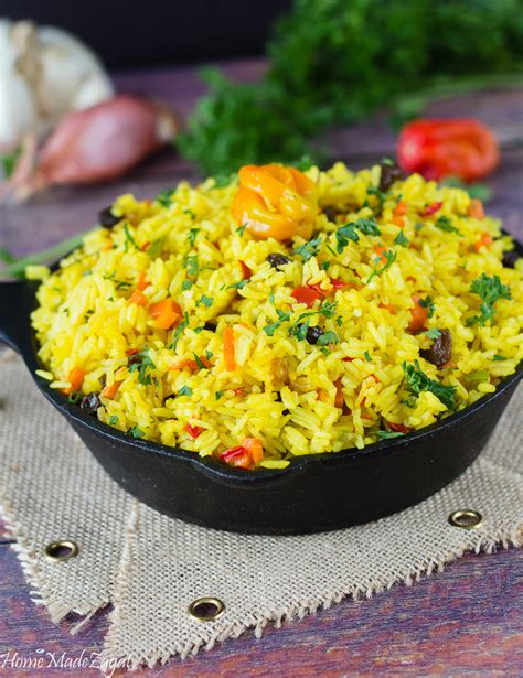 Add the rice, water, turmeric and salt to the pot, stir until well combined. Yellow Saffron (Turmeric) Rice - Caribbean Style | Home ...