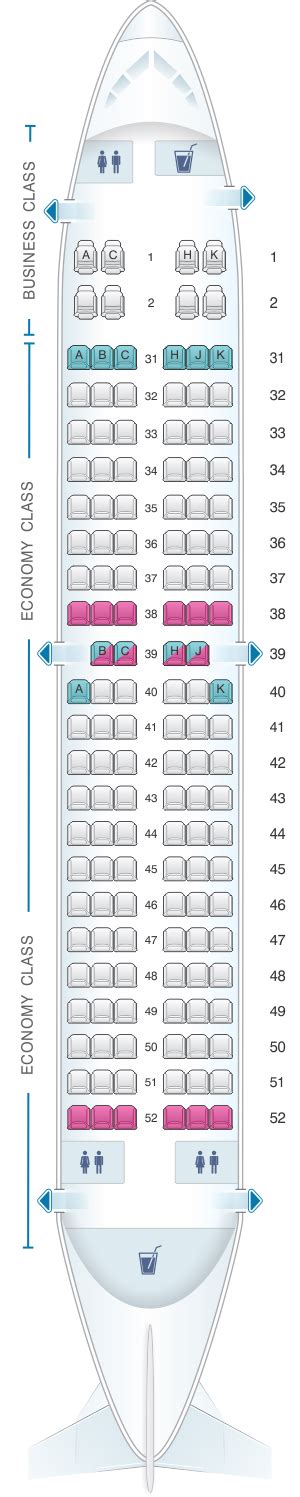 Seat Map China Southern Airlines Boeing B737 300 Layout A Seatmaestro