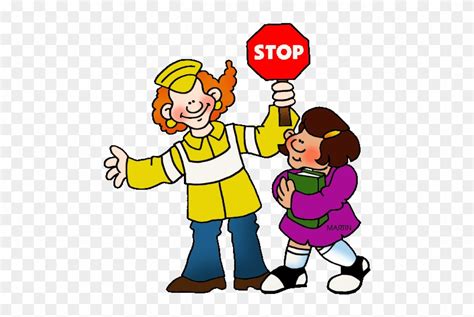 School Crossing Guard Stock Illustrations Cliparts And Royalty Clip