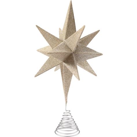 Moravian Star Tree Topper Silver Bethany Lowe Designs Ornaments