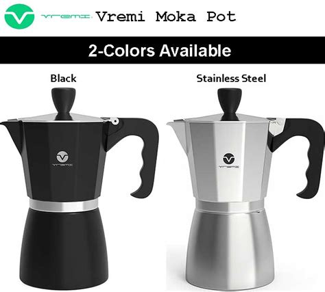 Vremi Stovetop Espresso Maker Moka Pot Coffee Maker Review