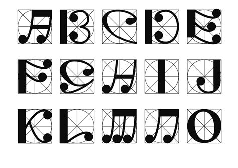 Music Font Design On Behance