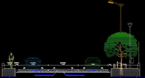 Cross Section Of Road Drainage Dwg Section For Autocad • Designs Cad