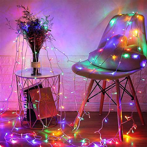 Elegant Choise Fairy Lights String,32.8ft 100 LED Color Changing Fairy Lights,Waterproof Twinkle ...