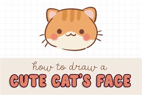 How To Draw A Cute Cat Face