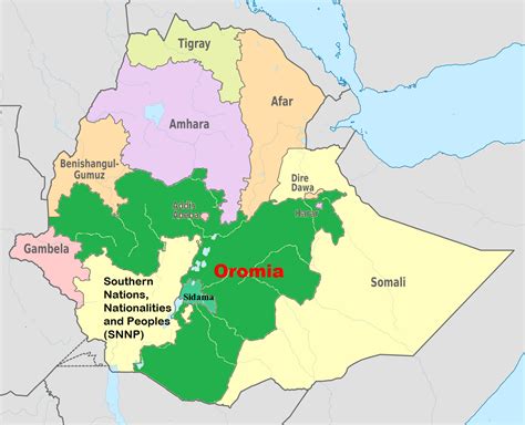 Oromia Region Zones And Woredas Pdf Image To U
