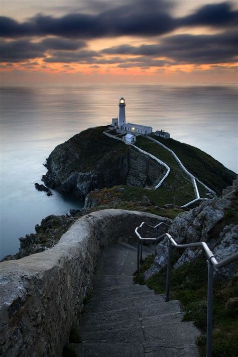 South Stack Lighthou Amazing World Beautiful Lighthouse Lighthouse