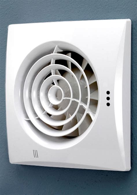 Hib Hush White Wall Mounted Extractor Fan With Timer
