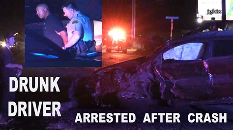 Drunk Driver Arrested After Crash Youtube