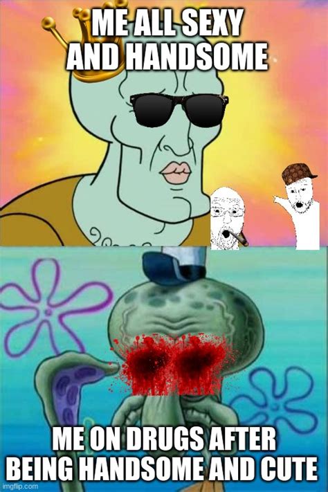 squidward meme imgflip