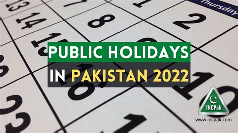 Public Holidays In Pakistan 2022 Complete List Incpak