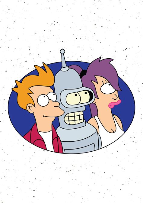 Futurama Poster In 2021 Futurama Cartoon Drawings Futurama Bender
