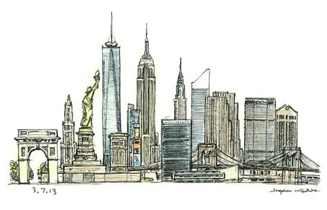 New York Montage Original Drawings Prints And Limited