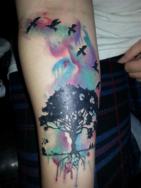 Want to see the world's best watercolor tree tattoo designs? 81 Latest Watercolor Tattoos Designs - Mens Craze