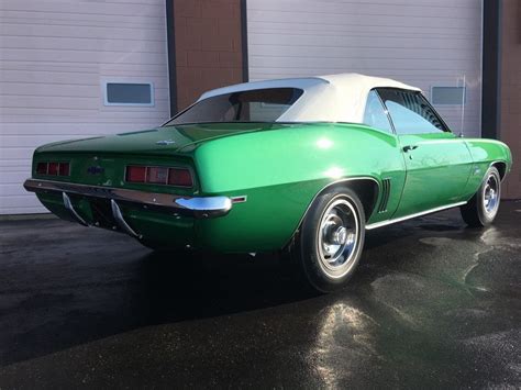 Rallye Green 1969 Chevrolet Camaro Convertible Is All About Factory