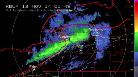 Incredible Lake Effect Snowfall In Buffalo Ny 4 Day Radar Animation
