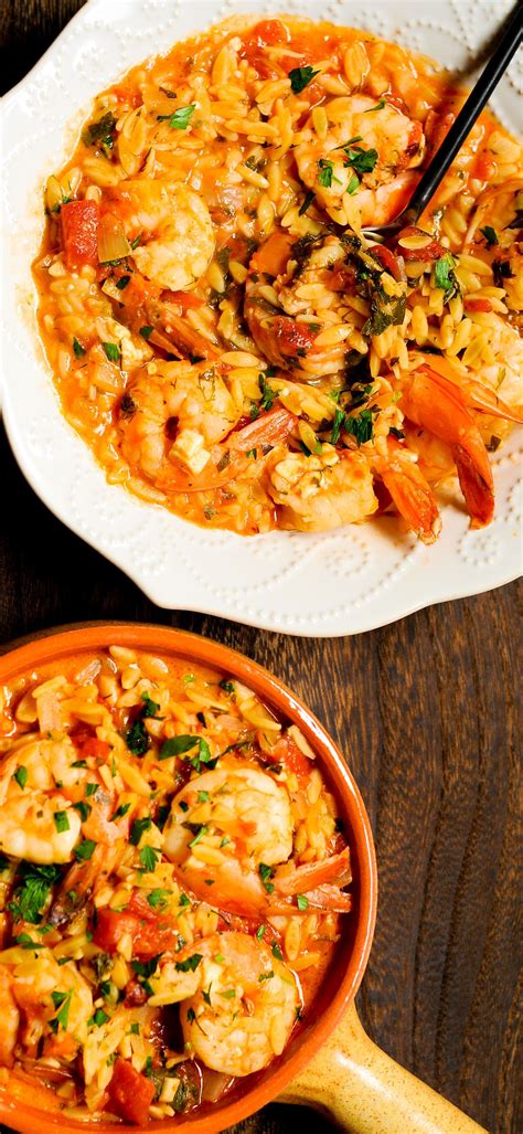This Instant Pot Orzo With Shrimp Tomatoes And Feta Recipe Is The Most