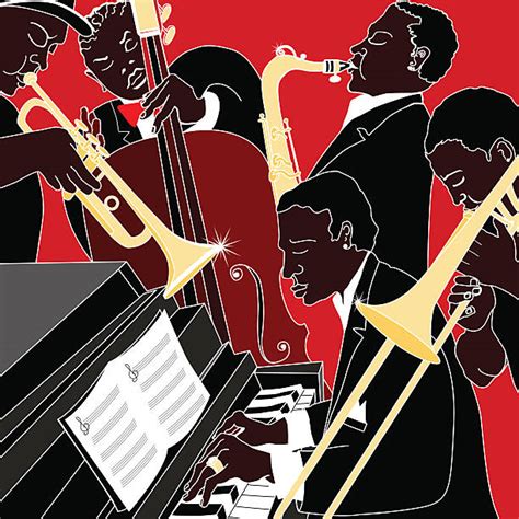 Best Jazz Band Illustrations Royalty Free Vector Graphics And Clip Art Istock
