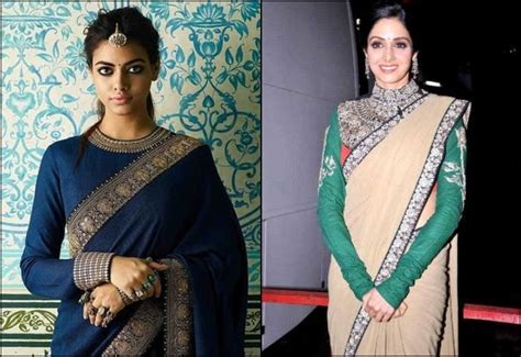 High neck blouse design is among the latest fashion trends and if it is in sleeveless style, then it's a perfect match with a stylish saree. Best Saree Blouse Designs To Rock This Season!