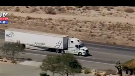 Stolen Semi Truck Currently Racing Through The Desert [update] Autoblog