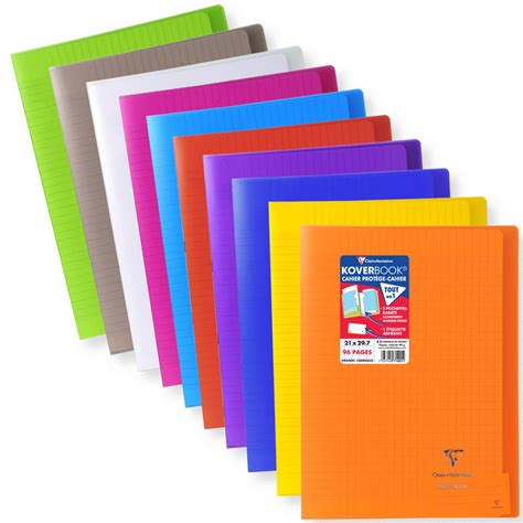 Clairefontaine Koverbook - Cahier polypro A4 (21x29,7 cm ...