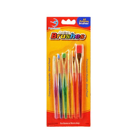 Art Paint Brush Set 6pcs