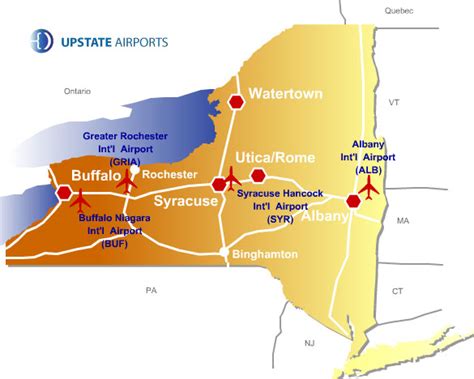 New York Map With Airports World Map