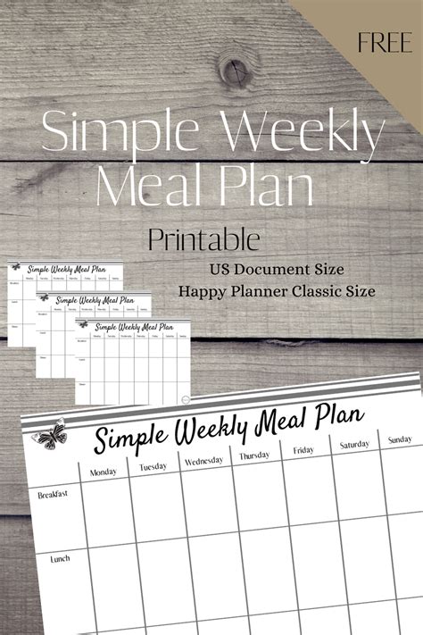 Need A Simple Meal Plan Try This Free One Out Meal Planning Trim