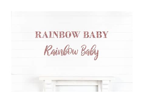 Rainbow Baby Banner Rainbow Baby Announcement Pregnancy Etsy