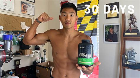 I Took Creatine For 30 Days Transformation And Tips Youtube