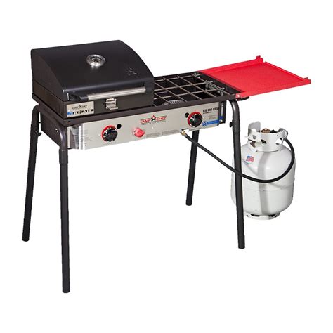 Camp Chef Big Gas 3 Burner Portable Propane Gas Grill In Red
