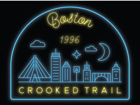 Neon Boston Skyline By Tyler Nathan On Dribbble