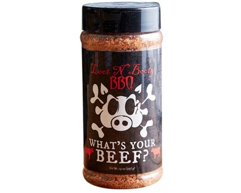 Loot N Booty Bbq Whats Your Beef 14 Ounce Shaker Bottle Grocery And Gourmet Food