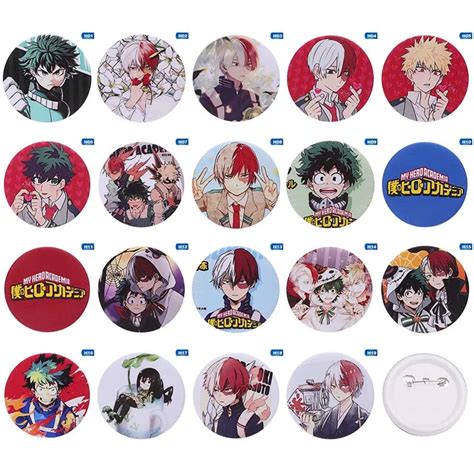 1pcs Anime My Hero Academia Cosplay Badge Cartoon Boku No Hero Academia