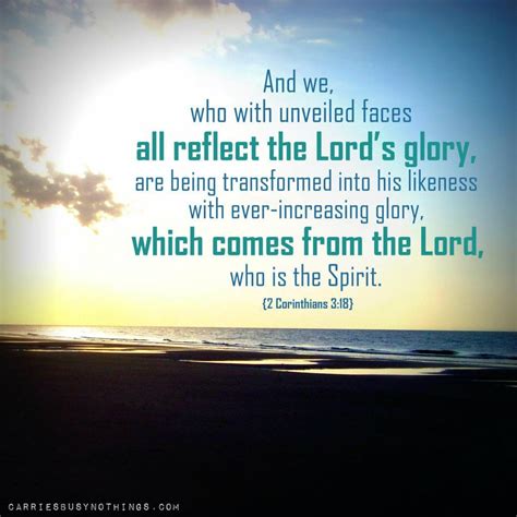 How Will You Reflect The Lords Glory In 2013 Prayer Verses Scripture