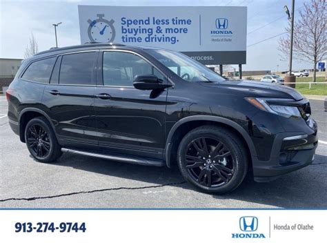 Certified Pre Owned 2020 Honda Pilot Awd Black Edition In Olathe