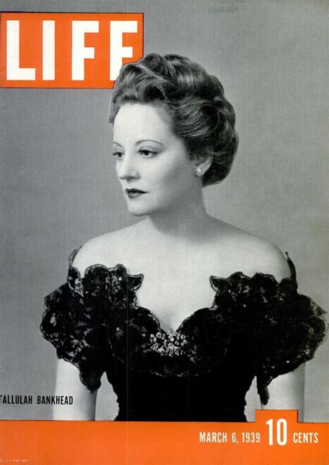 Always The Sea Tallulah Bankhead On The March 6 1939 Cover Of