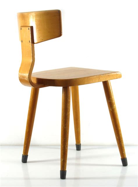 Fifties Vintage Plywood Chair Bdf
