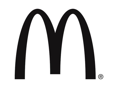 Logotipo Do McDonalds Arcos Negros PNG Transparente StickPNG