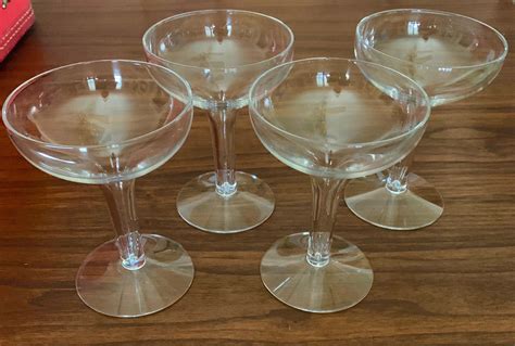 vintage set of 4 hollow stem champagne glasses etsy champagne glasses hollow stem champagne