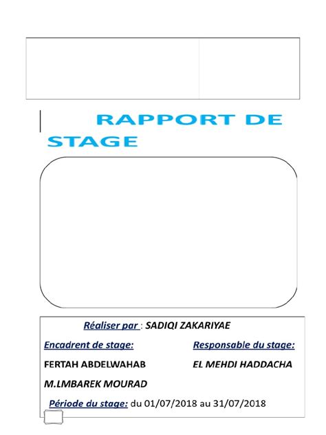 Rapport De Stage Au Sein D Ocp Pdf Matériaux Sciences Physiques