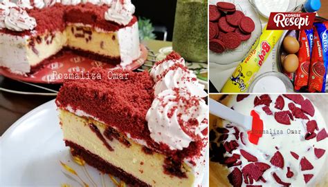 Resepi cheesekut original kek biskut cream cheese semak resepi lengkap di. Cara Buat Red Velvet Oreo Cheese Cake Yang Sedap Dan Mudah ...