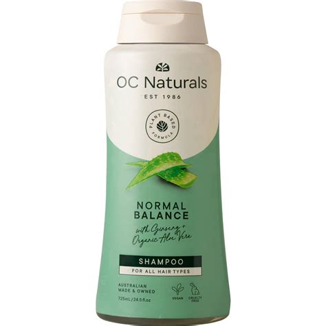 Organic Care Shampoo Normal 725ml Woolworths