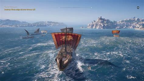 Assassins Creed Odyssey Destroy Pirate Ship Youtube