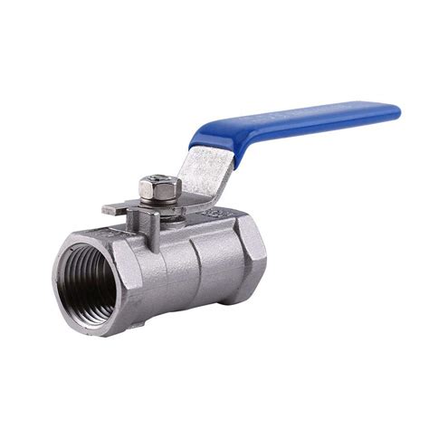 Zerone 1 2 Threaded Ball Valve Female Stainless Steel Ss 304 Bspt For Water Oil Gas Amazon