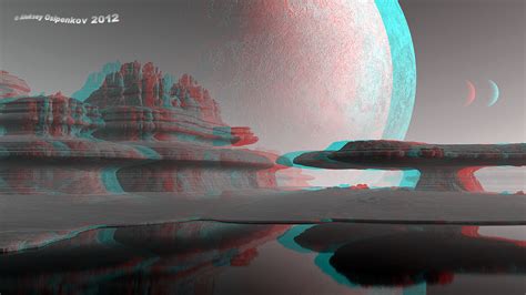 Planet Sandy Rocks Anaglyph 3d Stereoscopy By Osipenkov On Deviantart