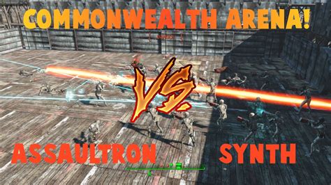 Fallout Arena Assaultron Dominator Vs Synth Assaulter Youtube