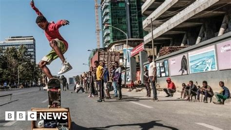 No Traffic In Addis Ababa As Ethiopia Marks Car Free Day Bbc News