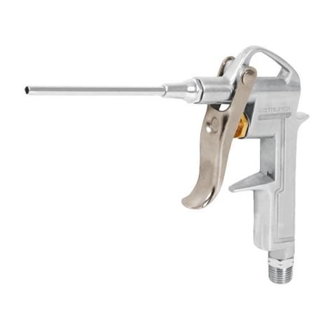 pistola metalica para sopletear cuerpo de aluminio presion max 90psi 1 4 npt piso 695 19235