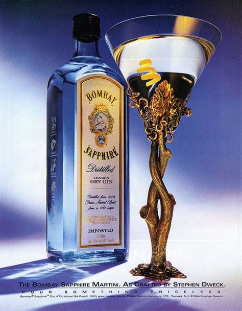 It is the perfect way to savor all the aroma and flavors of bombay sapphire and elevate your. Martini glass designed by Stephen Dweck for Bombay ...